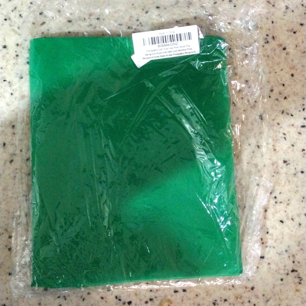 Photography cloth solid green background